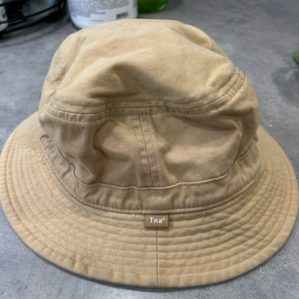 TNA Beige Bucket Hat